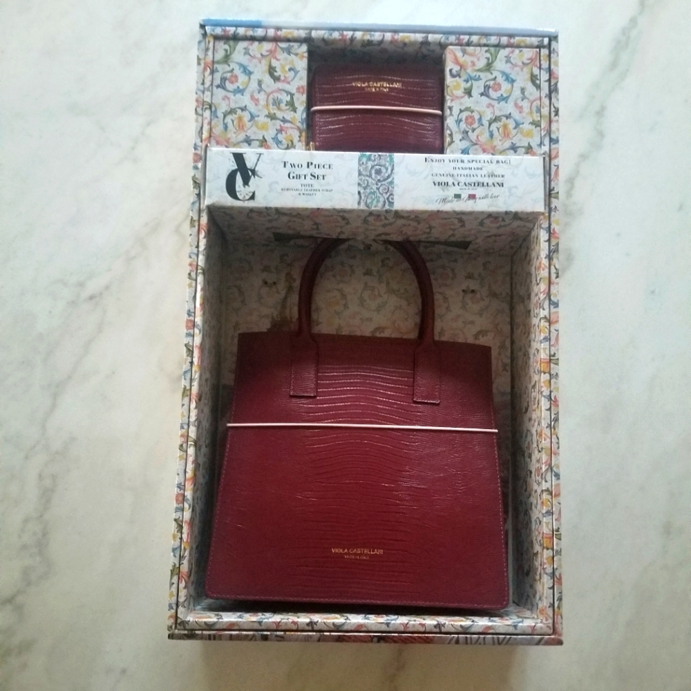 Viola Castellani handbag & wallet set